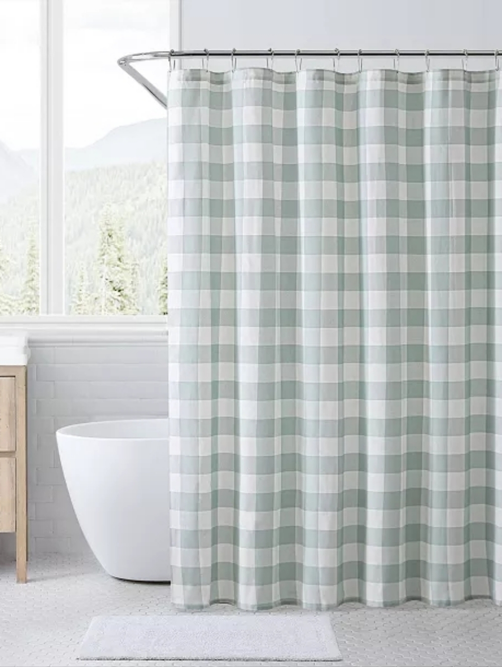 Eddie Bauer Cabin Plaid Cotton Shower Curtain, 72" x 72
